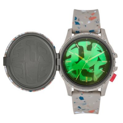 Reloj automático STAPLE x Fossil en edición limitada de silicona en color  arenisca