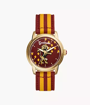 Limited Edition Uhr Harry Potter Gryffindor 3-Zeiger-Werk Nylon