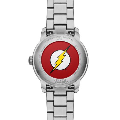 The Flash Three Hand Stainless Steel Watch LE1162 Fossil