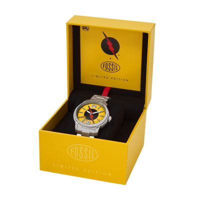 The Reverse-Flash™ Three-Hand Stainless Steel Watch