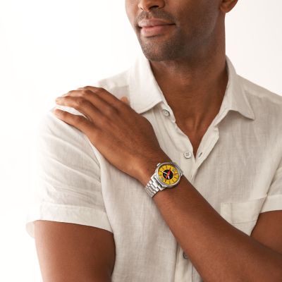 The Reverse-Flash™ Three-Hand Stainless Steel Watch