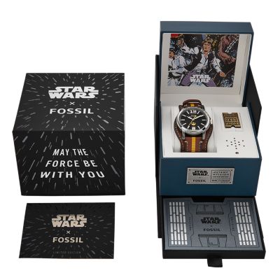 限定版 Star Wars™ Han Solo™ レザーウォッチ - LE1166SET - Fossil