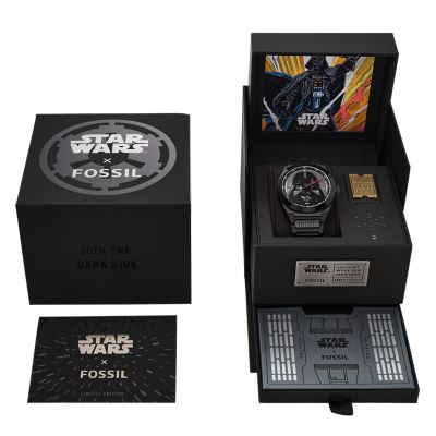 Montre Star Wars Dark Vador automatique en acier inoxydable en