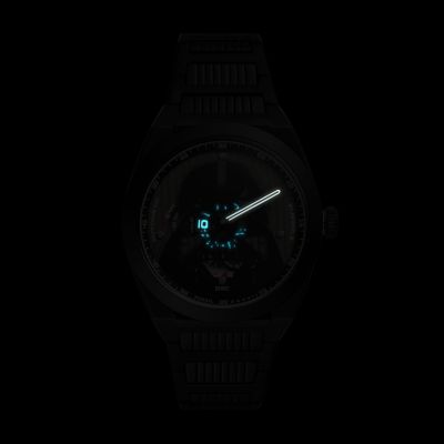 Montre Star Wars Dark Vador automatique en acier inoxydable en