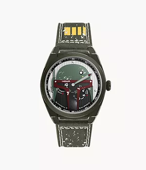 Reloj automático de Boba Fett de Star Wars de edición limitada con correa de tela Ventile