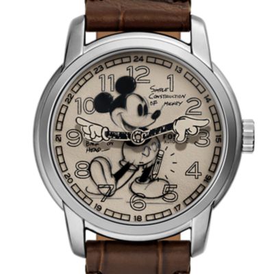 Orologio Disney Fossil in edizione limitata con lo schizzo di Topolino
