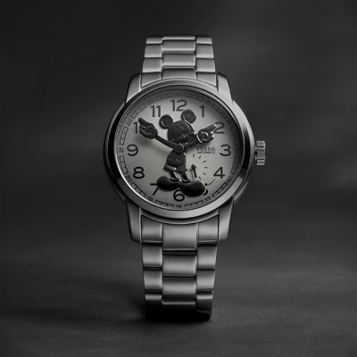 ミッキーマウス腕時計 FOSSIL シリアルナンバー 5000本限定品 - 時計