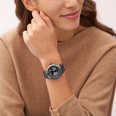 ♯子供用腕時計ミッキーマウス腕時計 FOSSIL シリアルナンバー 5000本限定品