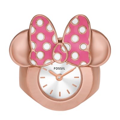 Disney Fossil Limited Edition Two-Hand Rose Gold-Tone Stainless 