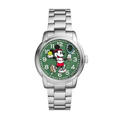 Reloj en edición limitada de Disney x Fossil de acero inoxidable