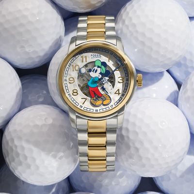 人気の新作 Mouse Mickey Disney x Watch Golf Limited-Edition Fossil その他