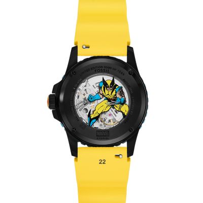 Marvel x Fossil Limited Edition WOLVERINE Automatic Watch LE1195SET Fossil