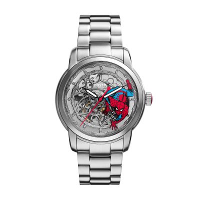 Marvel x Fossil Limited Edition Automatic SPIDER MAN Watch LE1197SET Fossil