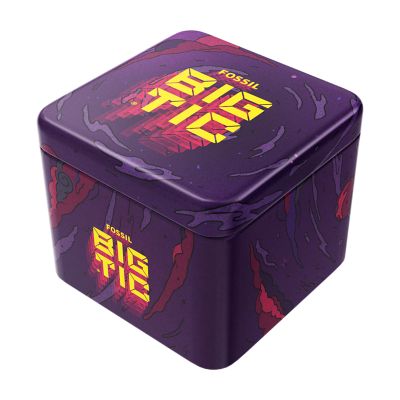 Y2K Big Tic 40MM Brown Leather Watch - LE1229 - Fossil