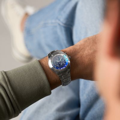 Y2K Big Tic Stainless Steel Watch - LE1234 - Fossil