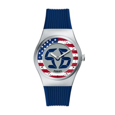 World Flags Big Tic USA Watch - LE1235 - Fossil