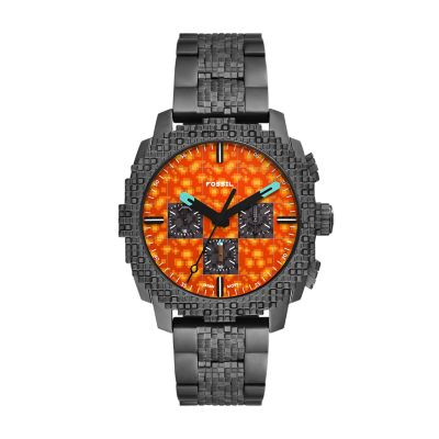 MINECRAFT X FOSSIL 44MM 限定エディション ネザー クロノグラフ ウォッチ