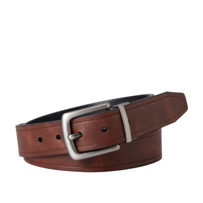 Reversible Bonded Leather Belt