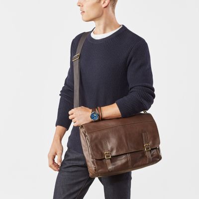 Defender Leather Messenger Bag