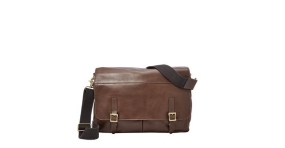 fossil men's defender messenger bag