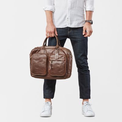 Fossil defender workbag sale