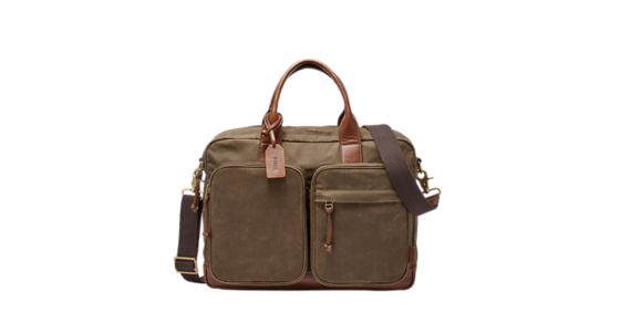 fossil defender workbag