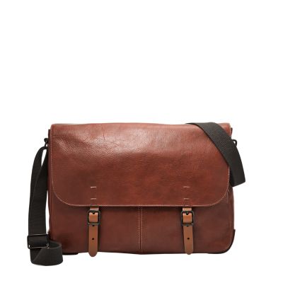 leather messenger purse