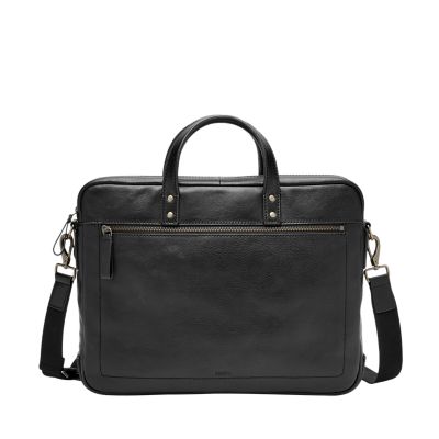 fossil leather bag mens