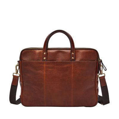 T Monogram Leather Double-Zip Mini Bag: Women's Handbags