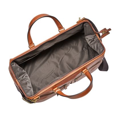 fossil men's travel bag