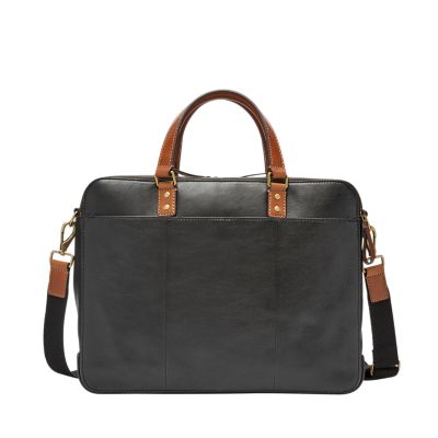 Fossil defender discount leather messenger bag