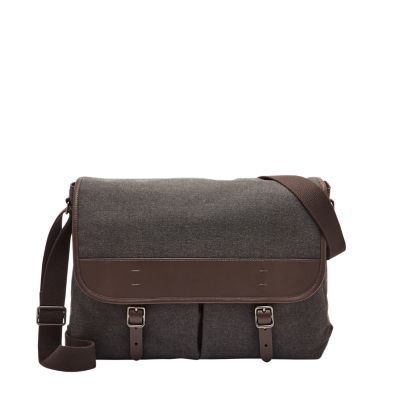 black messenger bag