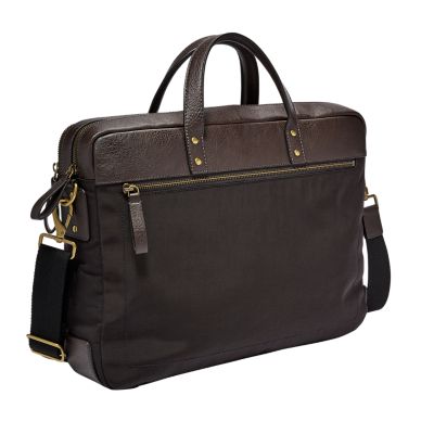 Haskell Double Zip Workbag MBG9391001 Fossil