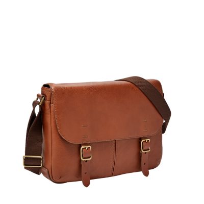 leather courier bag