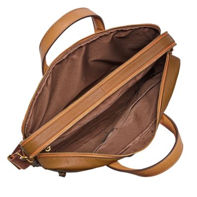 Haskell Double Zip Workbag - Fossil