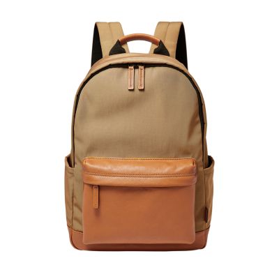 Fossil estate leather online backpack