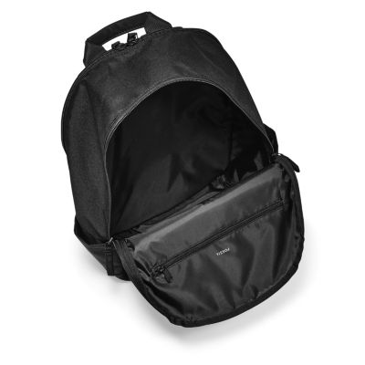 Sac à Dos Fossil Greenville En Cuir - Couleur Onyx (marron), Vintage, Avec Compartiment Ordinateur, Neuf