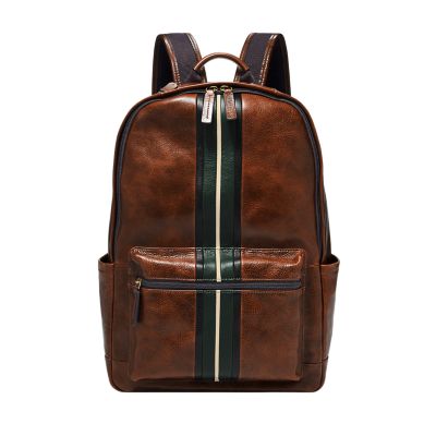 Fossil buckner backpack cognac new arrivals