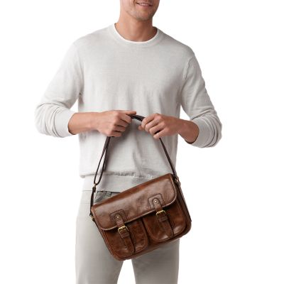 Messenger Bags for Men: Shop Leather Messenger Bags for Men - Fossil