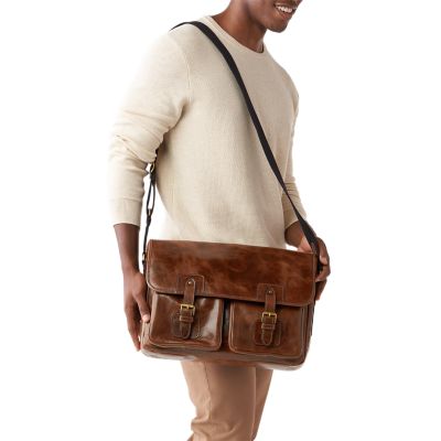 Messenger Bags for Men: Shop Leather Messenger Bags for Men - Fossil