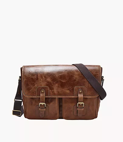 fossil leather bag