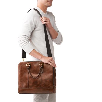 Top 42+ imagen fossil laptop bag