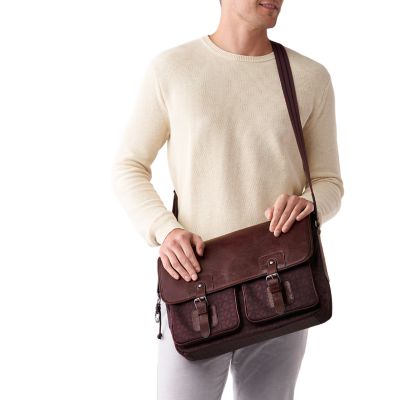 Fossil messenger bag sale sale