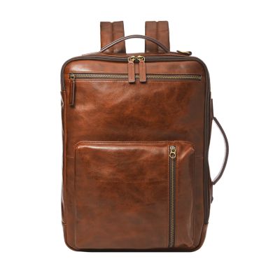 Buckner Leather Convertible Backpack Bag - MBG9599222 - Fossil