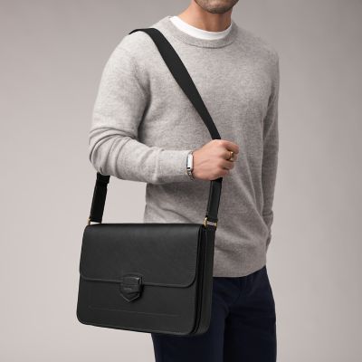 Fossil messenger discount bag for men