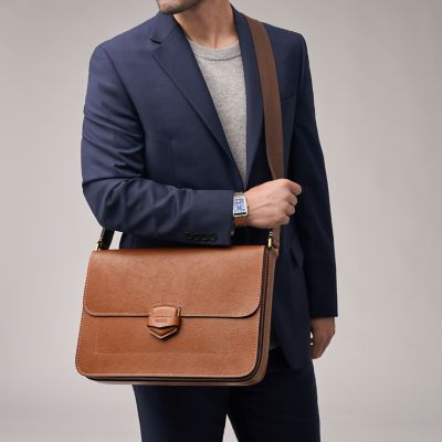 Fossil messenger 2025 bag clearance