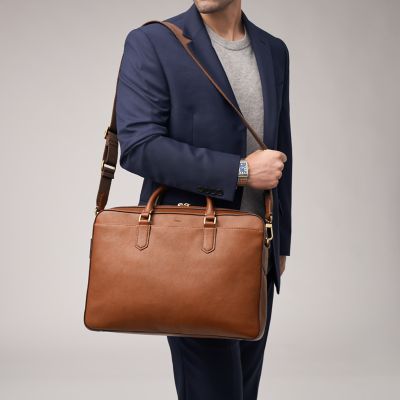 Fossil store men's briefcase