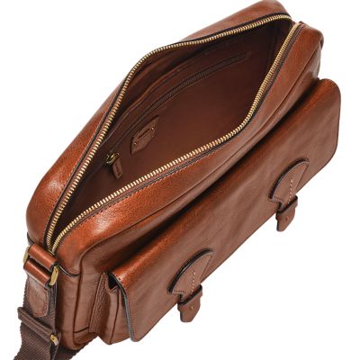 Bennett Leather Courier Bag