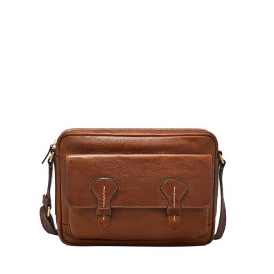 Bennett Leather Courier Bag - MBG9619210 - Fossil