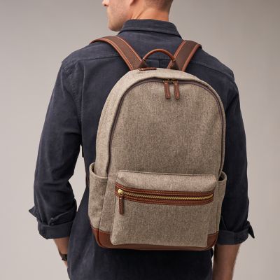 Buckner Leather Convertible Backpack Bag - MBG9599222 - Fossil